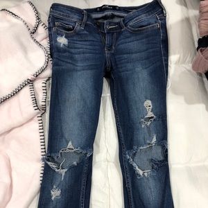 hollister low rise super skinny jeans 1S
